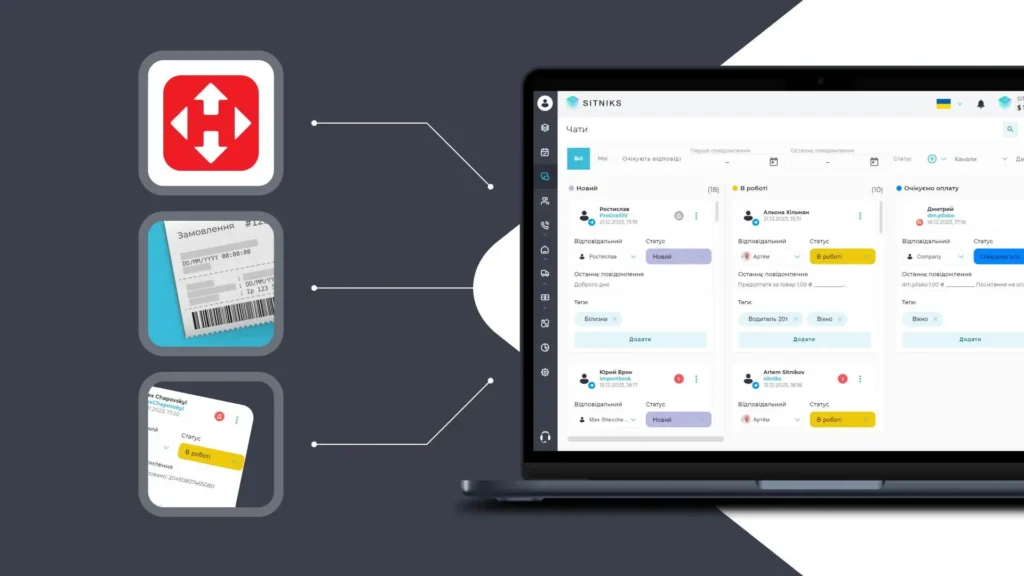 Рішення за допомогою SITNIKS CRM: